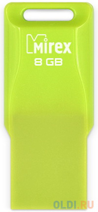 Флеш накопитель 8GB Mirex Mario, USB 2.0, Зеленый фото