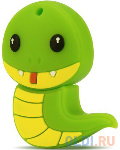 Флеш накопитель 8GB Mirex Snake, USB 2.0, Зеленый фото