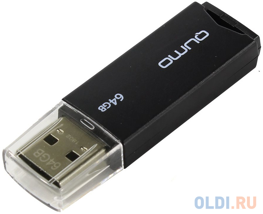 

Флешка USB 64Gb QUMO Tropic USB2.0 черный QM64GUD-TRP-Black