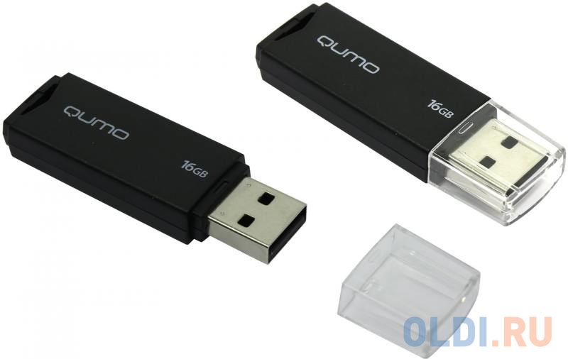 

Флешка USB 16Gb QUMO Tropic USB2.0 черный QM16GUD-TRP-Black