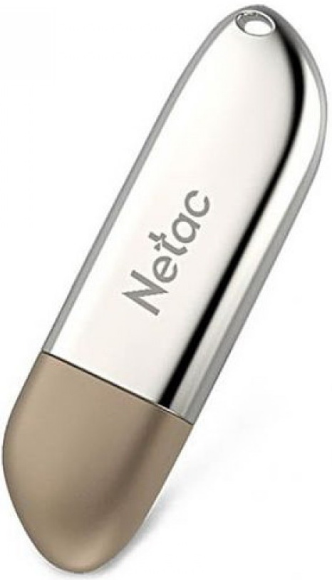 Флеш Диск Netac U352 8Gb , USB2.0, с колпачком, металлическая