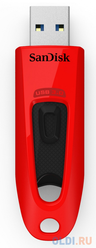 Внешний накопитель 32GB USB Drive <USB 3.0> SanDisk Ultra Red (SDCZ48-032G-U46R) - фото 3