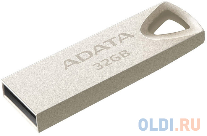 Внешний накопитель 32GB USB Drive ADATA USB 2.0 UV210 золотой мет. AUV210-32G-RGD - фото 1