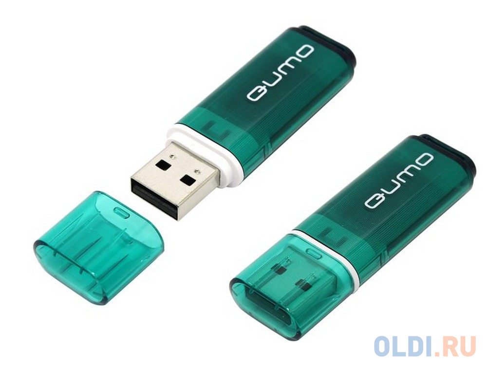 Флешка USB 4Gb QUMO Optiva 01 USB2.0 зеленый QM4GUD-OP1-green - фото 1