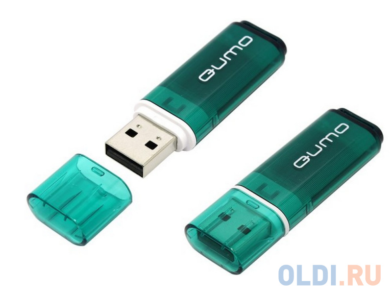 Флешка USB 4Gb QUMO Optiva 01 USB2.0 зеленый QM4GUD-OP1-green - фото 1