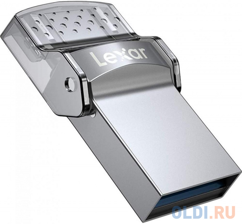 

128GB Lexar Dual Type-C and Type-A USB 3.0 flash drive, up to 100MB/s read