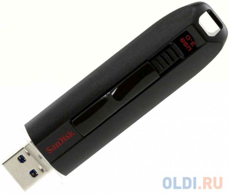 

Флешка USB 16Gb SanDisk Extreme USB3.0 SDCZ80-016G-G46 Read 190Mb/s Write 55Mb/s черный