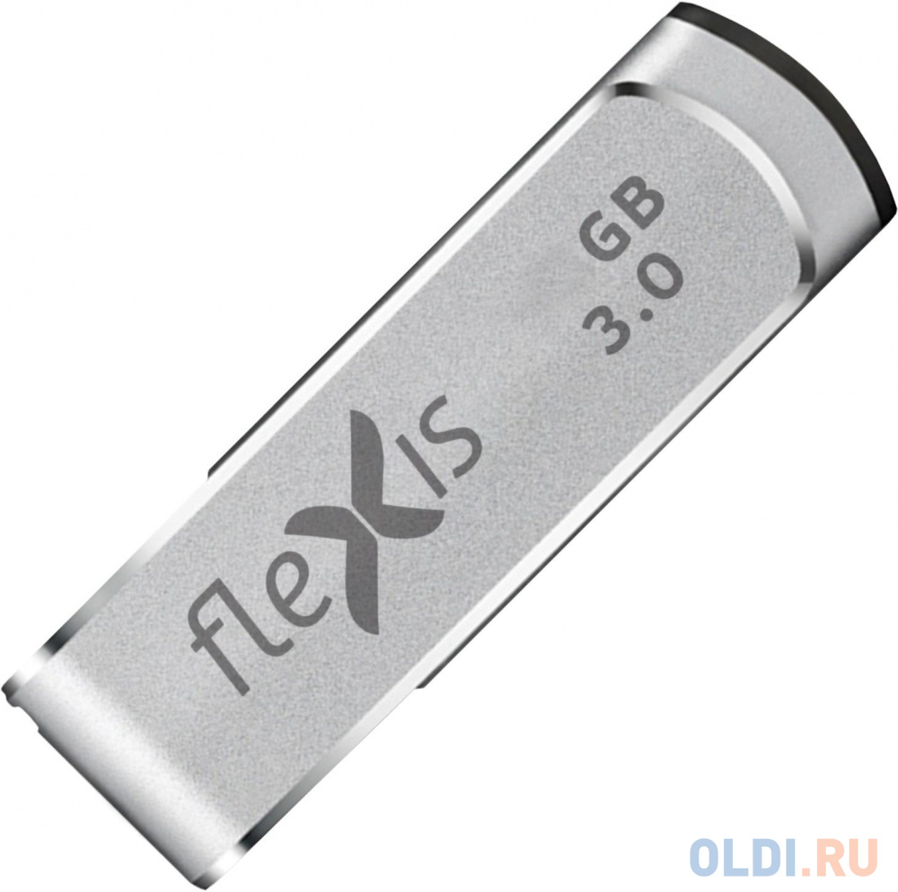 Флешка 128Gb Flexis RS-105U USB 3.1 серебристый флешка usb digma drive2 128гб usb2 0 серебристый [dgfum128a20sr]
