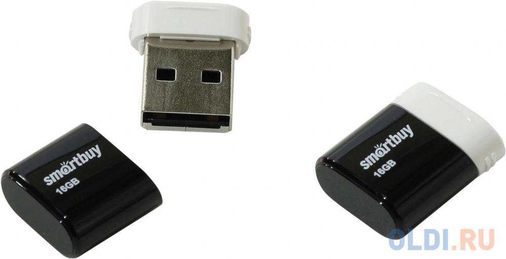 Smartbuy USB Drive 16GB LARA Black SB16GBLara-K - фото 1