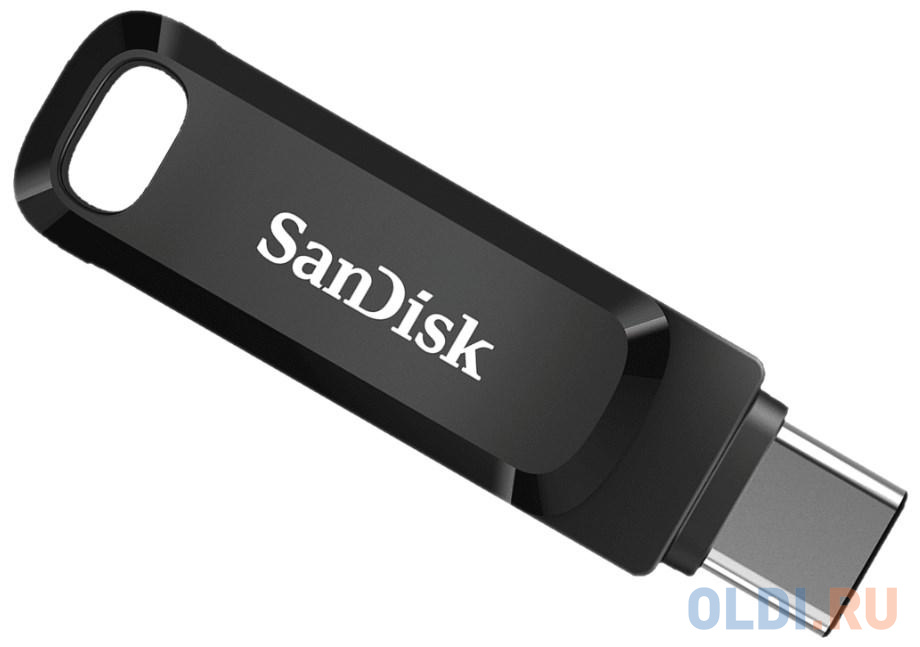 Флеш Диск Sandisk 64Gb Ultra Dual Drive Go SDDDC3-064G-G46 USB3.1 черный