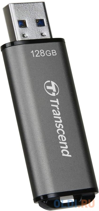 Флеш Диск Transcend 128Gb Jetflash 920 TS128GJF920 USB3.1 темно-серый фото
