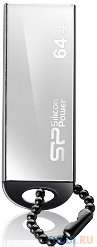 

Флешка USB 64GB Silicon Power Touch 830 USB2.0 SP064GBUF2830V1S серебряный