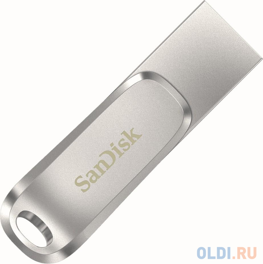Флешка 128Gb SanDisk Ultra Dual Drive Luxe USB Type-C серебристый SDDDC4-128G-G46
