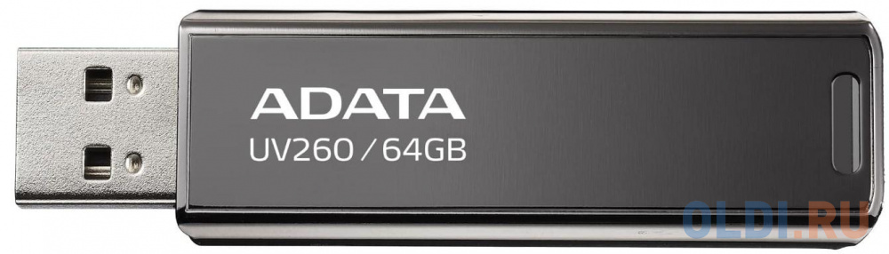 Флеш накопитель 16GB A-DATA UV260, USB 2.0, Черный, размер 53x18x7 мм - фото 2