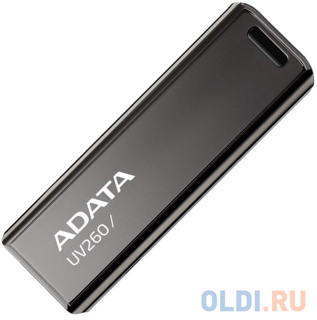 Флеш накопитель 64GB A-DATA UV260, USB 2.0, Черный, размер 53x18x7 мм - фото 1