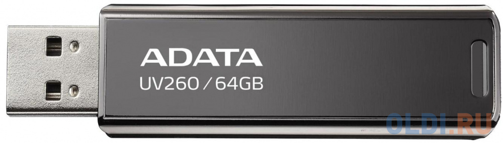 Флеш накопитель 32GB A-DATA UV260, USB 2.0, Черный, размер 53x18x7 мм - фото 2