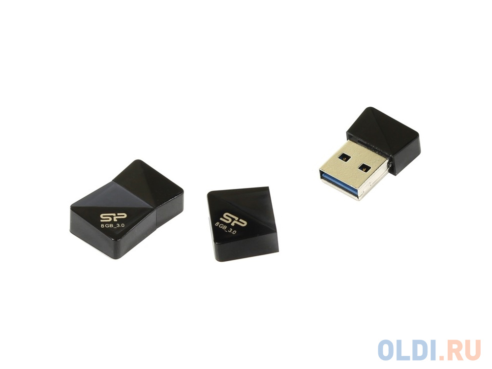 Флешка USB 8Gb Silicon Power Jewel J08 SP008GBUF3J08V1K черный Флешка USB 8Gb Silicon Power Jewel J08 SP008GBUF3J08V1K черный фото