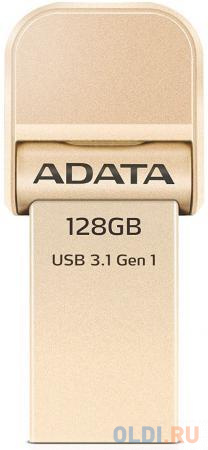 

Флешка USB 128Gb A-Data AI920 USB 3.1/Lightning AAI920-128G-CGD золотистый