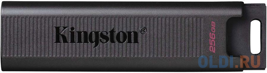 Флэш-драйв Kingston DataTraveler Max, 256GB USB3.2 Gen 2, чёрный флэш драйв kingston datatraveler max 512gb usb3 2 gen 2 чёрный