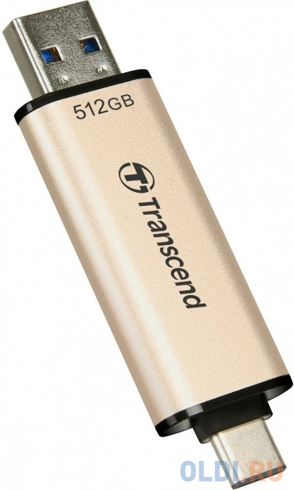 Флешка 512Gb Transcend JetFlash 930C USB C 3.2 gen1 USB Type-C золотистый TS512GJF930C фото