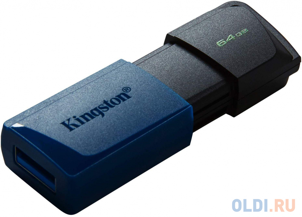 Флеш Диск Kingston 64Gb DataTraveler Exodia M DTXM/64GB USB3.0 черный/синий фото