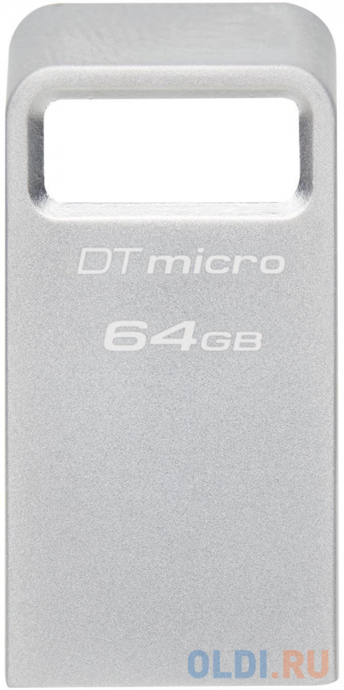 Флэш-драйв Kingston DataTraveler Micro G2, 64 Гб, USB 3.2 gen.1, до 200 МБ/с DTMC3G2/64GB - фото 1