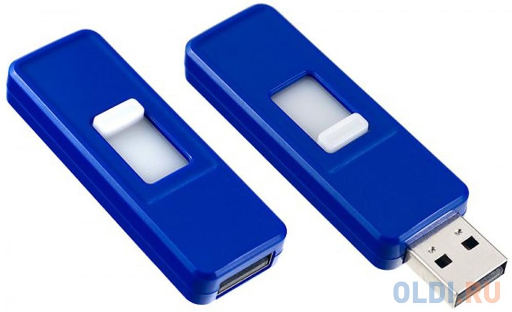 Perfeo USB Drive 16GB S03 Blue PF-S03N016 - фото 1