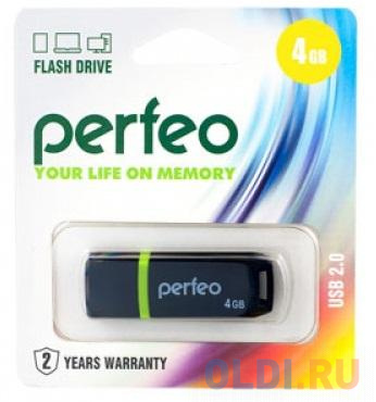 Perfeo USB Drive 4GB C11 Black PF-C11B004 - фото 1