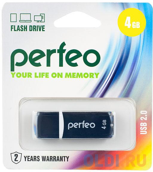 Perfeo USB Drive 4GB C02 Black PF-C02B004