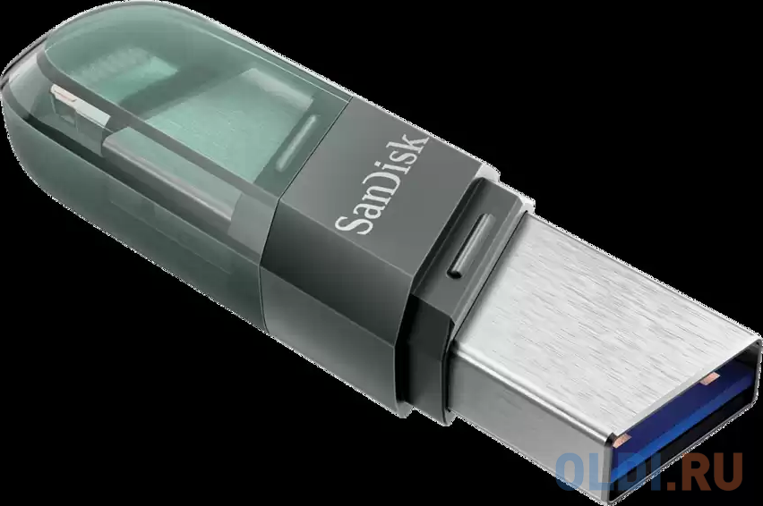 Флеш накопитель 64GB SanDisk iXpand Flip USB3.1/Lightning Mint Green фото