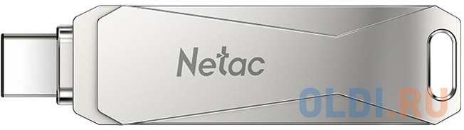 Флешка 512Gb Netac U782C USB 3.0 USB Type-C серебристый NT03U782C-512G-30PN