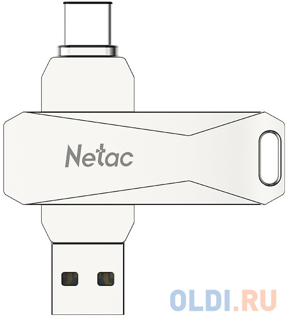 Флеш Диск Netac U782C 512Gb <NT03U782C-512G-30PN>, USB3.0+TypeC, металлическая фото