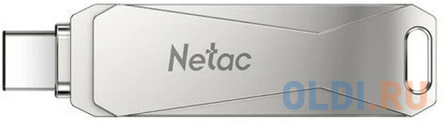 Флешка 256Gb Netac U782C USB 3.0 USB Type-C серебристый фото
