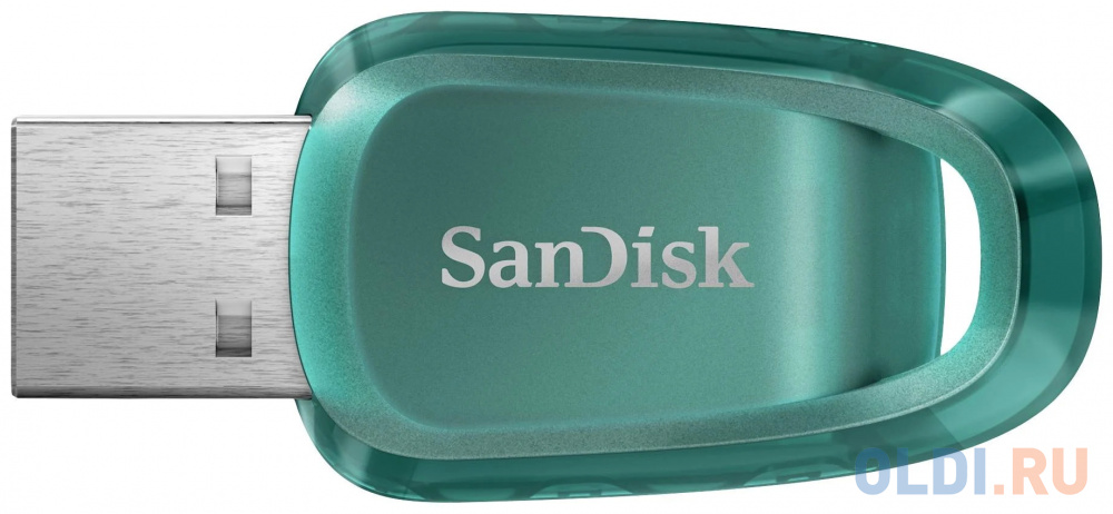 Флеш накопитель 256GB SanDisk CZ96 Ultra Eco, USB 3.2 Green флеш накопитель 256gb a data uv150 usb 3 2