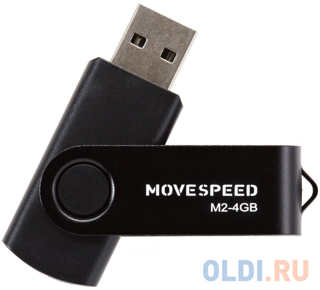 USB  4GB  Move Speed  M2 черный M2-4G - фото 5