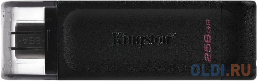 Флэш-драйв Kingston DataTraveler 70, 256 Гб, OTG USB Type-C флешка 128gb kingston datatraveler usb 3 0 usb type c фиолетовый