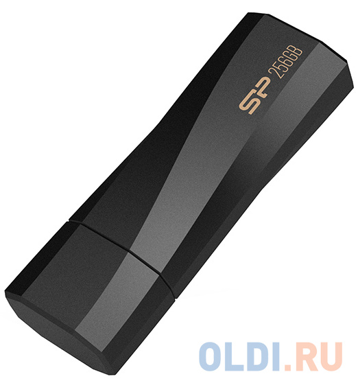 Флешка 256Gb Silicon Power Blaze B07 USB 3.2 черный, размер 54,6х18,9х10,4 мм