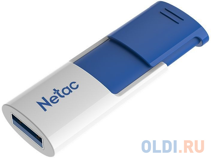 Флешка 512Gb Netac NT03U182N-512G-30BL USB 3.0 белый синий фото