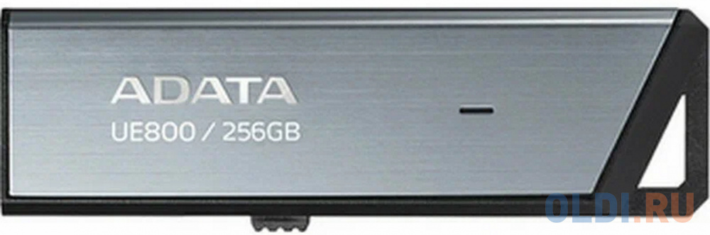 Флешка 256Gb A-Data Elite UE800 USB Type-C серебристый флешка 32gb mirex swivel usb 2 0 белый 13600 fmuswt32