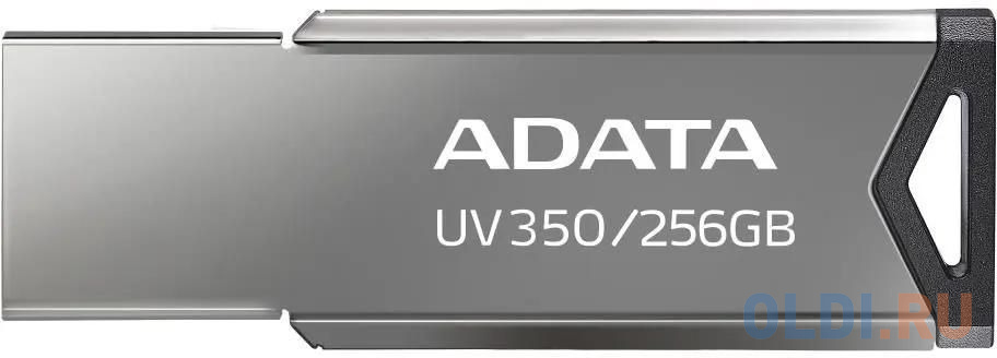 Флеш Диск A-Data 256Gb UV350 AUV350-256G-RBK USB3.0 серебристый