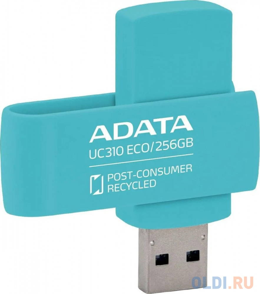 Флеш Диск A-DATA 256GB <UC310E-256G-RGN> UC310E, USB 3.2, зеленый