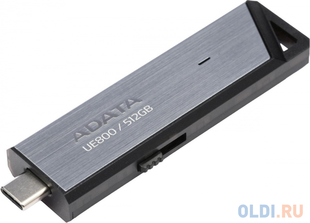 Флеш Диск A-Data 512Gb Type-C UE800 AELI-UE800-512G-CSG USB3.2 серебристый