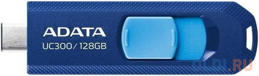 Флеш Диск A-DATA 128GB <ACHO-UC300-128G-RNB/BU> UC300, USB 3.2/TypeC, синий/голубой