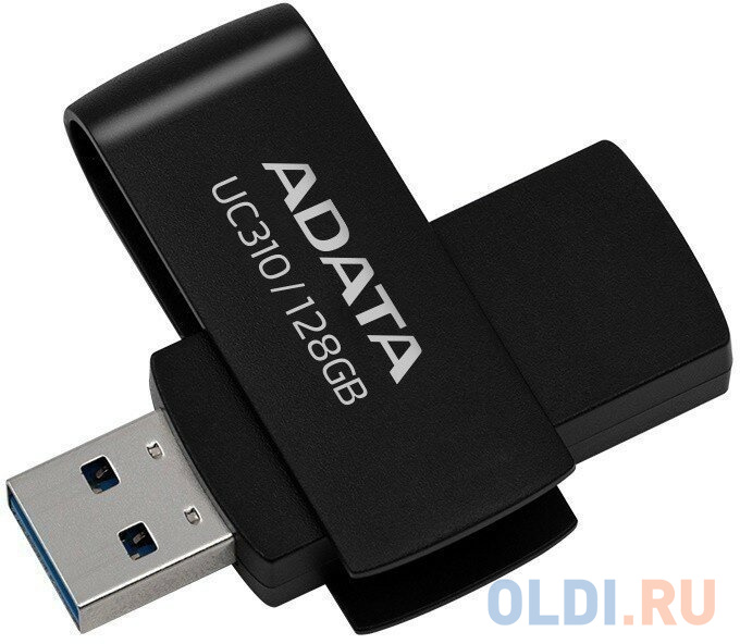 Флеш Диск A-DATA 128GB <UC310-128G-RBK> UC310, USB 3.2, черный