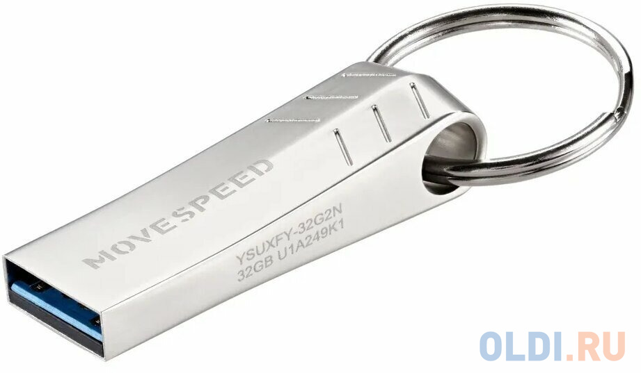 

USB 3.0 32GB Move Speed YSUXFY серебро металл