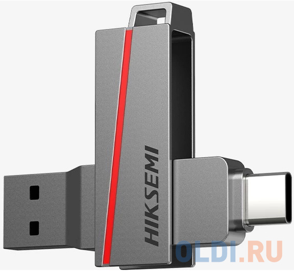 Флеш Диск HIKSEMI DUAL SLIM HS-USB-E307C/16G/U3 16Gb &lt;HS-USB-E307C/1 6G/U3&gt;, USB3.2/Type-C - DUAL SLIM