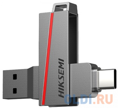 Флеш Диск HIKSEMI DUAL SLIM HS-USB-E307C/128G/U3 128Gb &lt;HS-USB-E307C/1 28G/U3&gt;, USB3.2/Type-C - DUAL SLIM