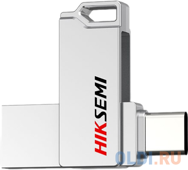 

Флеш Диск HIKSEMI SYNC HS-USB-E327C/256G/U3/Silver 256Gb <HS-USB-E327C/256G/U3/Silver>, USB3.2/Type-C, Серебристый