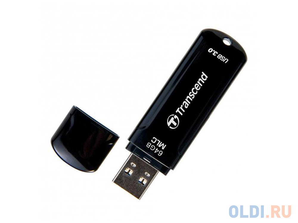 Внешний накопитель 64GB USB Drive <USB 3.0 Transcend 750 (TS64GJF750K) флешка 256gb transcend jetflash 790 usb 3 0 синий ts256gjf790k