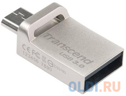 Флешка USB 32Gb Transcend JetFlash 880 TS32GJF880S серебристый фото